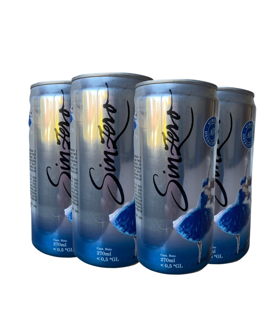 Espumante Sinzero sin alcohol en lata (250 ml) fourpack