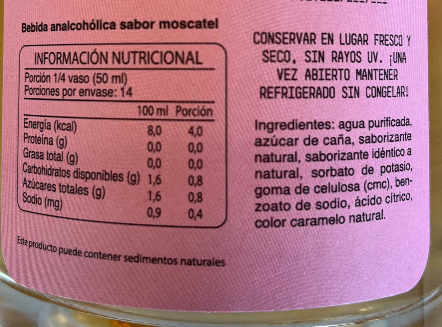 Disco (P*5k0 sin alcohol) - alternativa al destilado nacional sin alcohol