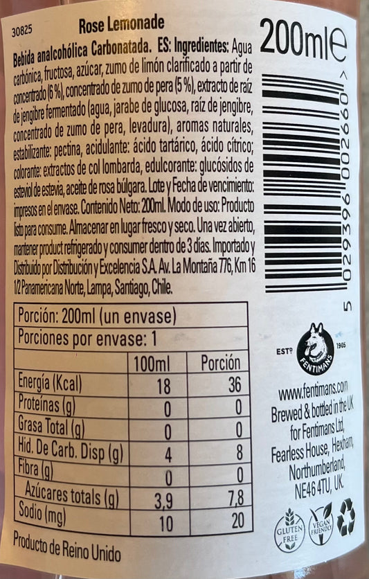 Fourpack Fentimans Tónica light