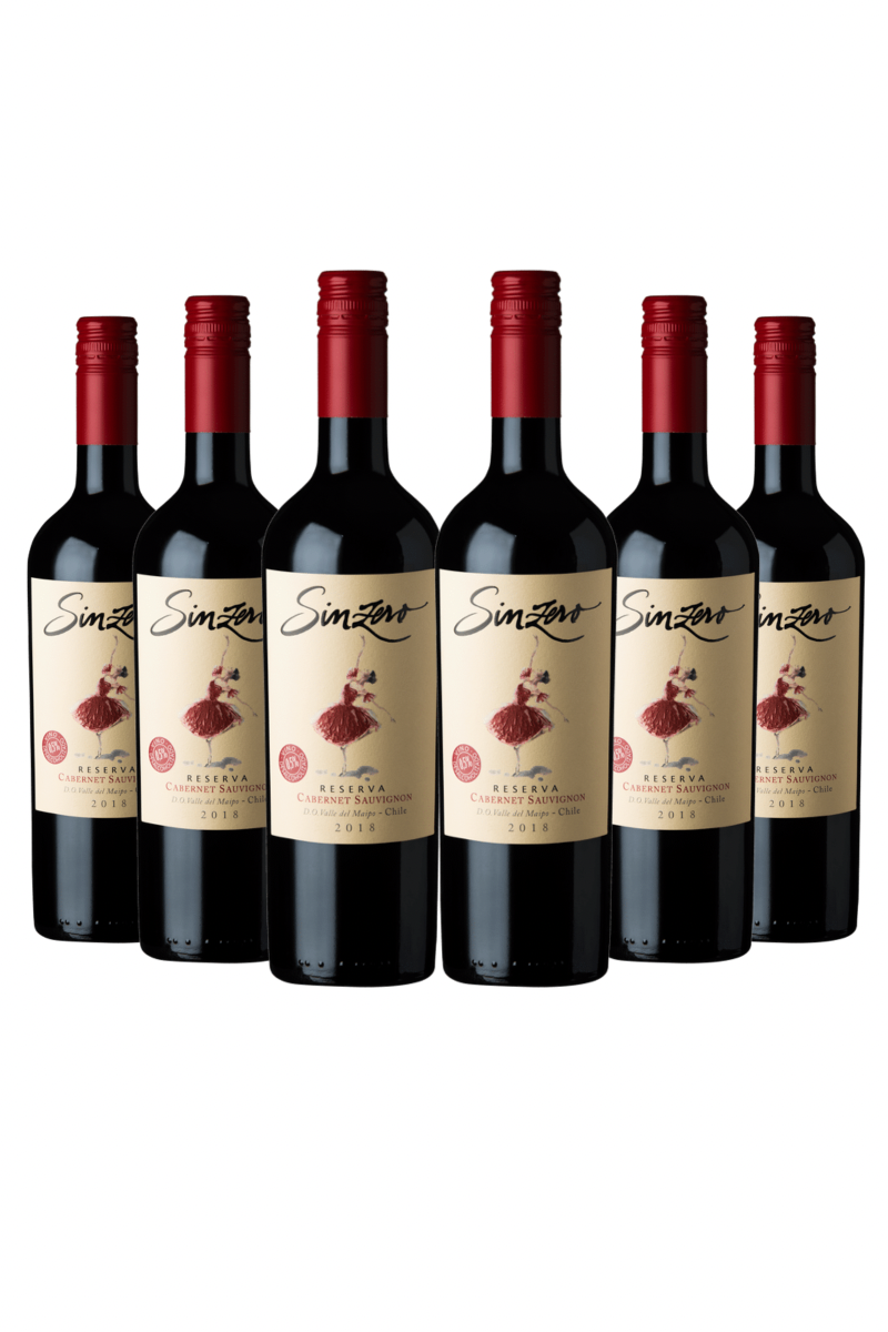 6 Vinos Cabernet Sauvignon Sinzero