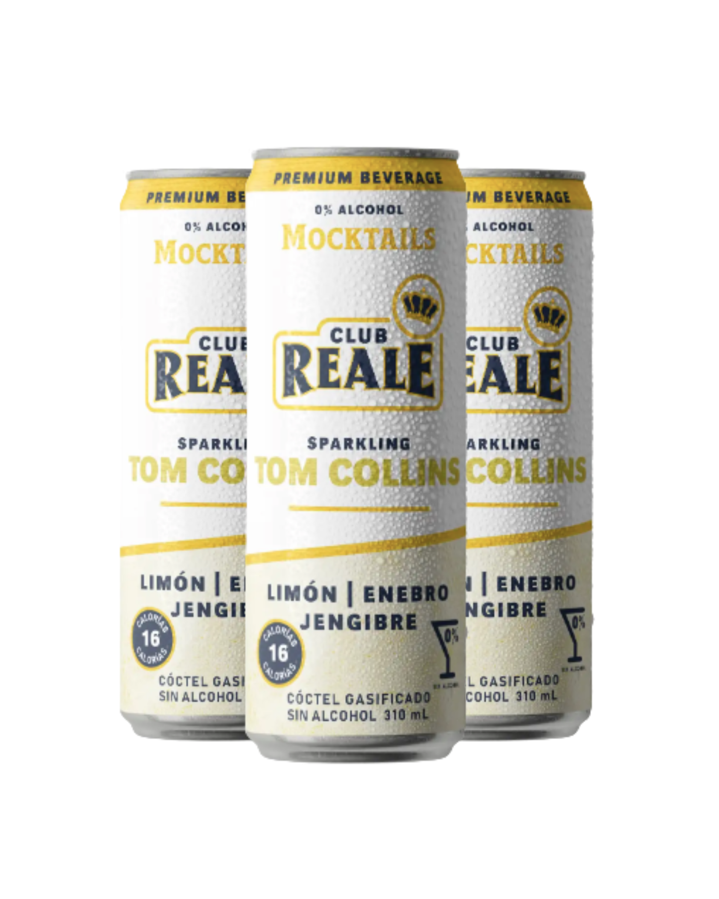 Pack 3 unid Tom Collins en lata Club Reale 310 ml