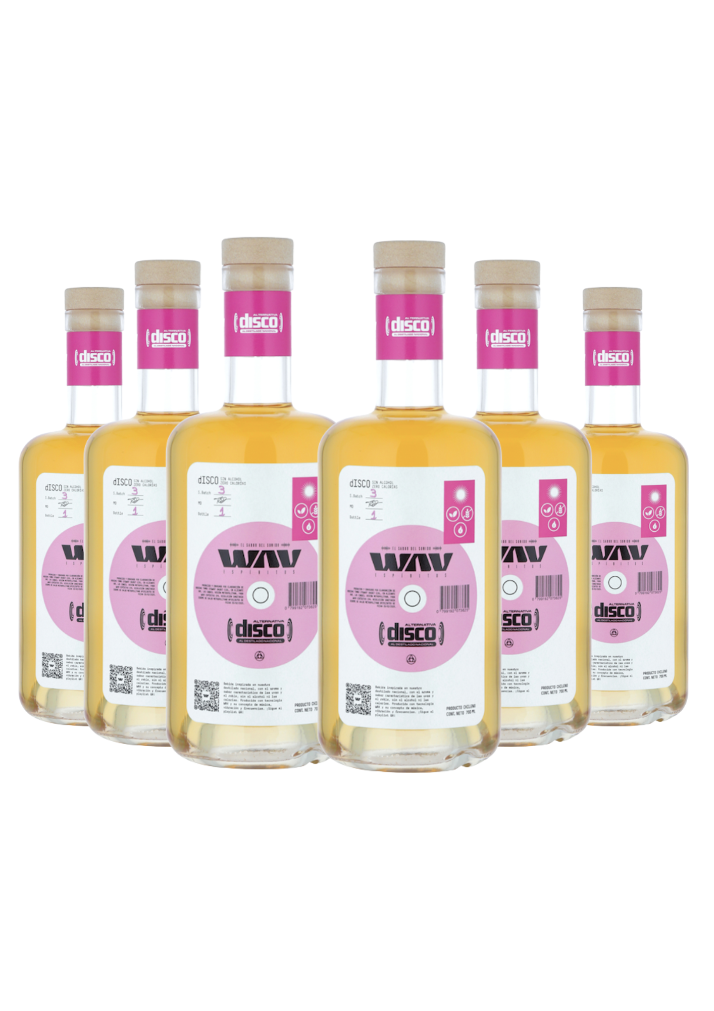 6 Disco WAVV (pisco sin alcohol)