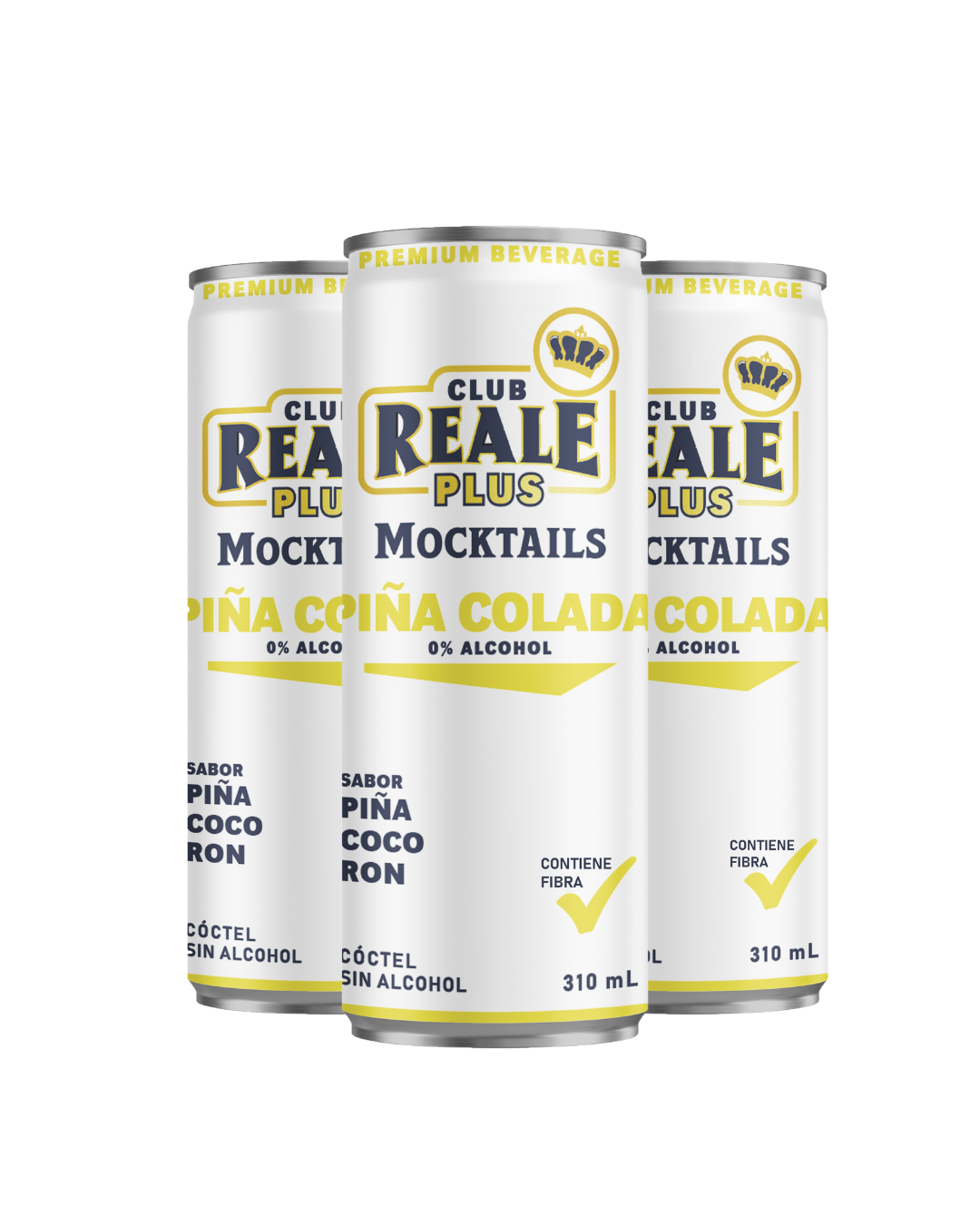 Pack 3 unids Piña Colada en lata Club Reale 310 ml